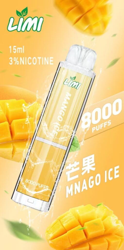 LIMI 8000口 發光拋棄式 買10送1 台灣電子煙批發 - 图片 8
