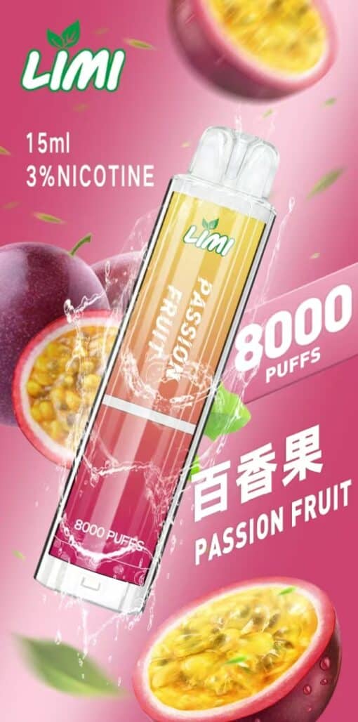 LIMI 8000口 發光拋棄式 買10送1 台灣電子煙批發 - 图片 3