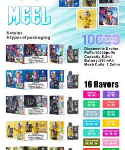 泡泡瑪特聯名 MEEL 10000 PUFFS  麻將盒子 一次性抛棄式
