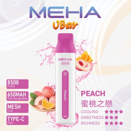 MEHA VBar魅嗨小白條抛棄式 魅嗨8500口 一次性抛棄式 - 图片 5
